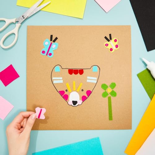 12Pack Wellpappe, Dicke Pappe zum Basteln, A4 Bastelkarton Wellpappzuschnitt zum Basteln für Crafts, DIY Malen und kreative Projekte, Braune Kraftpappe für stabile Bastelarbeiten