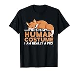 This is My Human Costume I'm Really A Fox Halloween T-Shirt