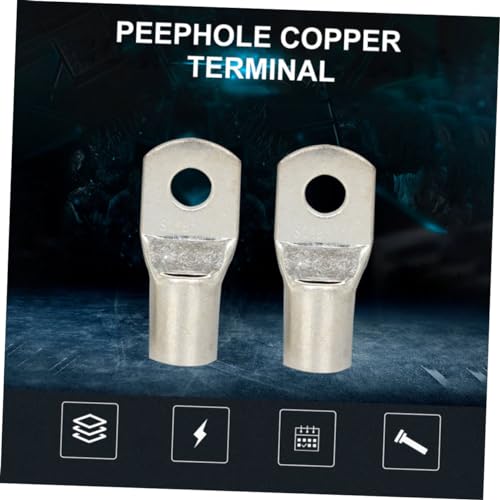 Terminales tubulares de cobre de alta conductividad para entornos marinos, 120 pcs. 7