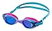 Speedo Bullet Mirrored Goggles, Pink/Turquoise, One Size