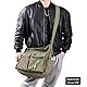 Captain Blues Canvas Messenger Bag Umhängetasche Crossbody Schulter Tote Hobo Bag für Frauen und Männer - Große Tasche mit mehreren Fächern (Grün)