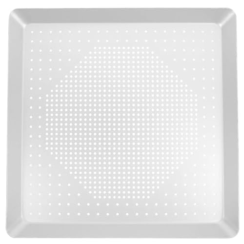 Plaque à pizza perforée rectangulaire 12 pouces plateau de cuisson