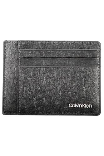Calvin Klein Minimalism porte-carte en cuir noir pour homme