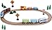 On Track USA Wooden Trains Set Motorized Action Trains, 9 Piece Battery Operated Engine Train Toy, 3 Motorized and 6 Wooden Trains. Compatible to Wooden Tracks from All Major Brands