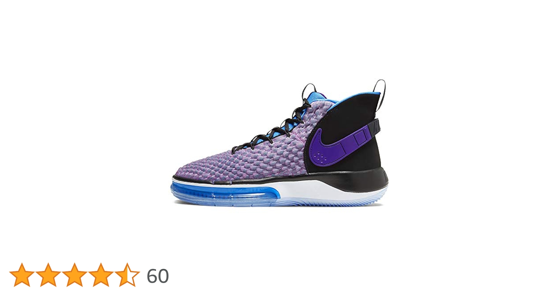 Nike Mens AlphaDunk Workout Fitness Basketball Shoes Purple