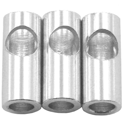 3Pack ShareGoo Metal 3.17mm to 5mm Shaft Adapter Change-Over Motor Axle Sleeve Compatible with Hobbywing HSP 540 550 EZRUN-3656 Motor RC Car Boat Plane