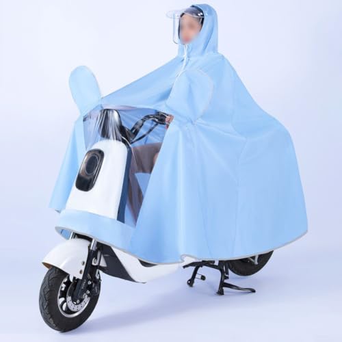 Capucha de lluvia de PVC grueso con doble ala desmontable impermeable 3