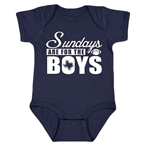 Image of Sundays are for The Boys Dallas Kid's Onesie for Football Fans