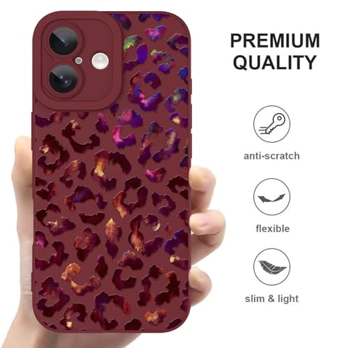 Image of ZIYE for iPhone 17 Case Gradient Leopard Pattern Phone Case