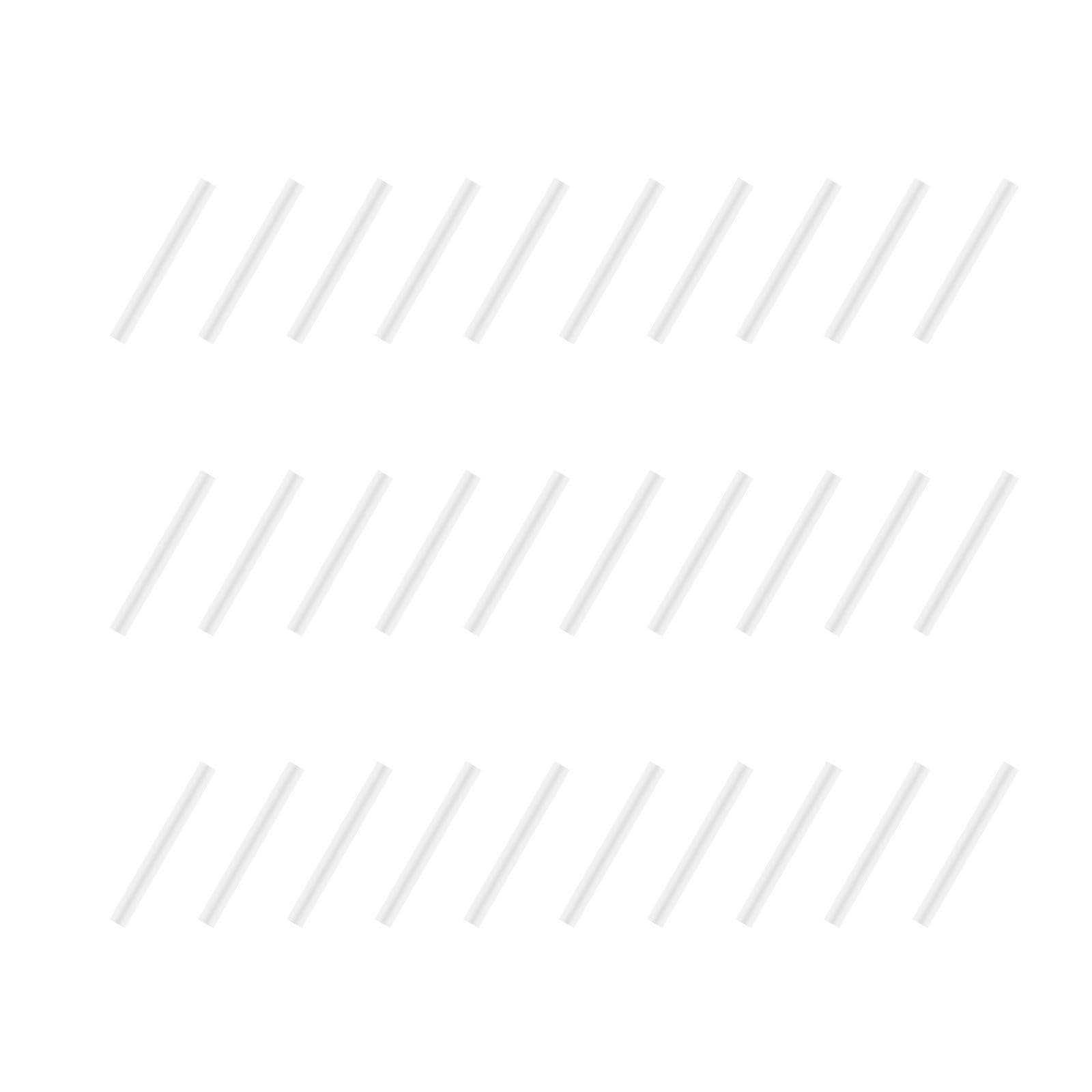 PTFE Tube Connectors Filaments Joints for 3D Printer Filament 37mm Length 1.8x2.6mm Size 10/30/50PCS