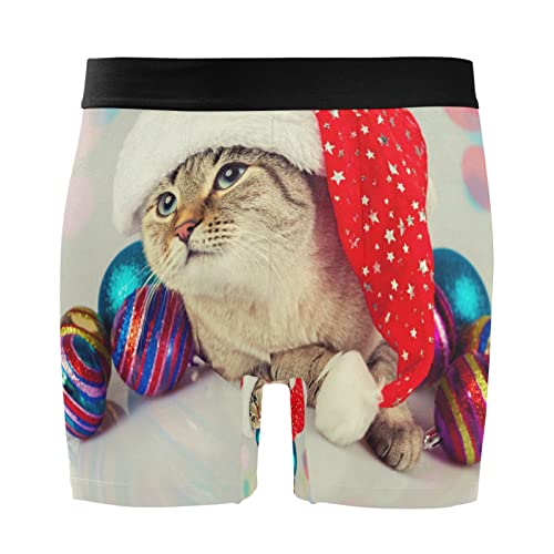 Bóxer para hombre ropa interior cómoda de Navidad calzoncillos elásticos