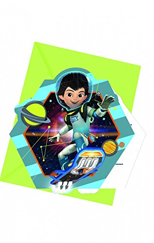 Unique Party 72263 - Miles from Tomorrowland Party Invitations, Pack of 6