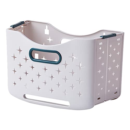 Gsycle Laundry Hamper, Laundry Baskets Clothes Basket Dirty Clothes Storage Bin with Handle for Closet Dorm Laundry Room Bedroom(Blue)