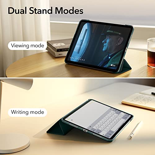 Image of ESR for iPad 10th Generation Cover (2022, 10.9 inch), iPad 10 Case, Auto Sleep and Wake, Trifold Stand, Lightweight Hard Back Cover, Ascend Trifold Case, Frosted Forest Green