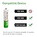 Mr.Batt AAA Rechargeable Batteries, NiMh Triple A 700mAh (16 Pack)