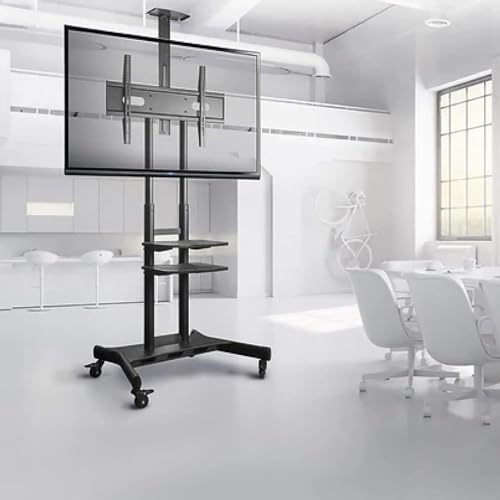 Soporte móvil para TV con ruedas, ajustable para 32 a 75 pulg miniatura 3