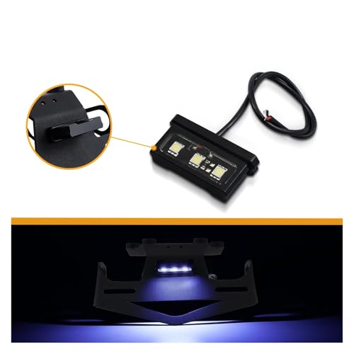 Support de plaque Tenere 700 anti-casse avec éclairage LED moto - 6