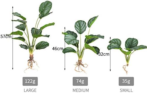 Miniatura 4 de Plantas artificiales verdes de arrurruz, plantas falsas en maceta, adornos de bonsái, plantas de plástico de bambú falso, decoración del hogar y