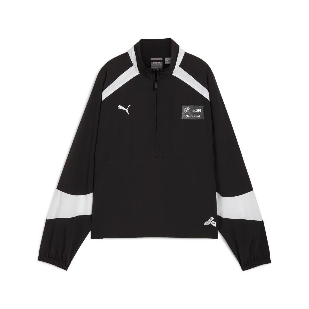 PUMA Women's BMW M Motorsport Woven Anorak Jacket Black Ah24, XL
