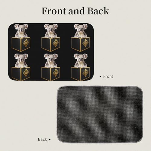 Tapis de sol antidérapant 40x60 lavable résistant et ourlet Lock Edge - 4