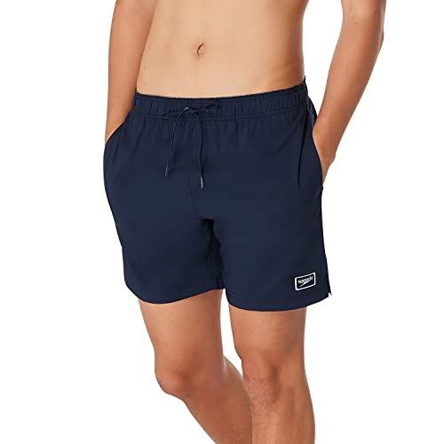 Speedo Men's Swim Trunk Mid Length Redondo Solid