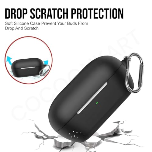 Image of Soft Silicone Case Cover for Sony WF-C710N | C710NSA (Black)