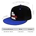 NMNRRPTLS Eat Sleep Wrestle Repeat Wrestling Snap Back Hat Child Fashion Hip Hop Style Contrast Color Snapback Hat Blue