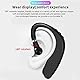 VBESTLIFE EIN-Ohr-Bluetooth-Headset, Kabelloser Bluetooth-Ohrhörer, Freisprech-Kopfhörer, Integriertes Mikrofon für das Fahren von Geschäften, für und Android