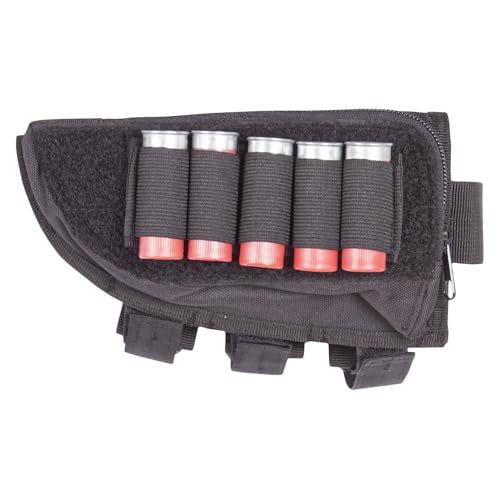 Fox Outdoor Products Shotgun Butt Stock Cheek Rest, Black, Left