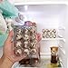210 Pack Quail Egg Cartons, Clear Plastic Quail Egg Trays, Holds up to 12 Quail Eggs Securely - Your Ultimate Small Eggs Carton Holders for Bulk Storage and Display by KUKLIPJIM