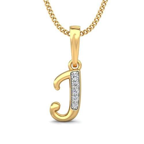 American Diamond Pendant 24KGold Plated 