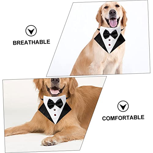Disfraz formal para perros cortejo negro talla S miniatura 4