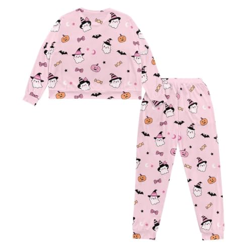 Image of Women's Pajamas Set Soft 2 Piece Loungewear Long Sleeve Pj Set | Matching Sleepwear, Crew Neck Top, Drawstring Jogger Pants with Pockets, Fall Pajama for Home, Sleep, Casual Wear, Plus Size