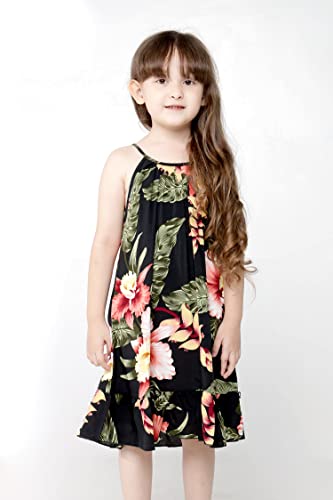 Image of Family Matching Hawaiian Clothes, Black Rafelsia
