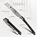 HAUTMEC Folding Japanese Pull Saw for Woodworking, 9-Inch Flush Cut Hand Saw with SK5 Steel Blade, 17 TPI Trapezoid Fine Tooth – HT0312