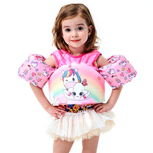 Enfants Gilet de Flottement de Natation, Aides de Bain pour Les Tout-Petits pour Bébé, Aides à la Formation de Natation, Dispositif de Flottaison pour Garçons/Filles de 2 à 6 Ans, 14-25KG