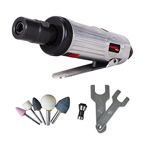 PowRyte 1/4-Inch Mini Straight Air Die Grinder Kit