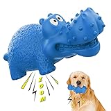 【Material Seguro】: Este juguete para masticar está hecho de caucho no tóxico y ecológico, con una gran elasticidad y durabilidad. Es muy adecuado para los perros a los que les encanta morder y no causará ningún daño a los dientes o la boca de su perro.