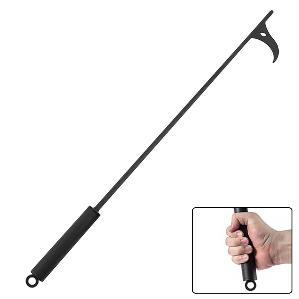 SPORTARC Feuerhaken für Kamin, 101,6 cm, robuster Kamin-Schürhaken, rostbeständig, schwarze Oberfläche, Feuerstelle, Werkzeuge für Kamin, Feuerstelle