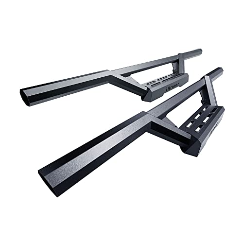 HD Ridez Stainless Steel Drop Steps Armor Compatible with Chevy Silverado GMC Sierra 1500 2019-2022 Regular Cab & Silverado 1500 LTD Sierra 1500 LD 2022 & 2500 3500 2020-2022 (Exclude 19 1500 LD)