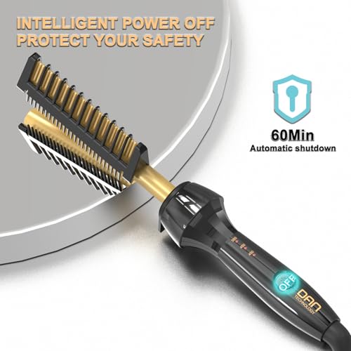 Peine Eléctrico Cerámico Dan Hot Comb para Pelo y Barba miniatura 6