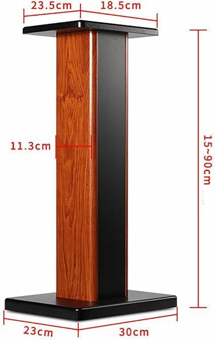 Supporti da pavimento universali per altoparlanti, design in legno per una migliore esperienza audio in sistemi home theater e surround