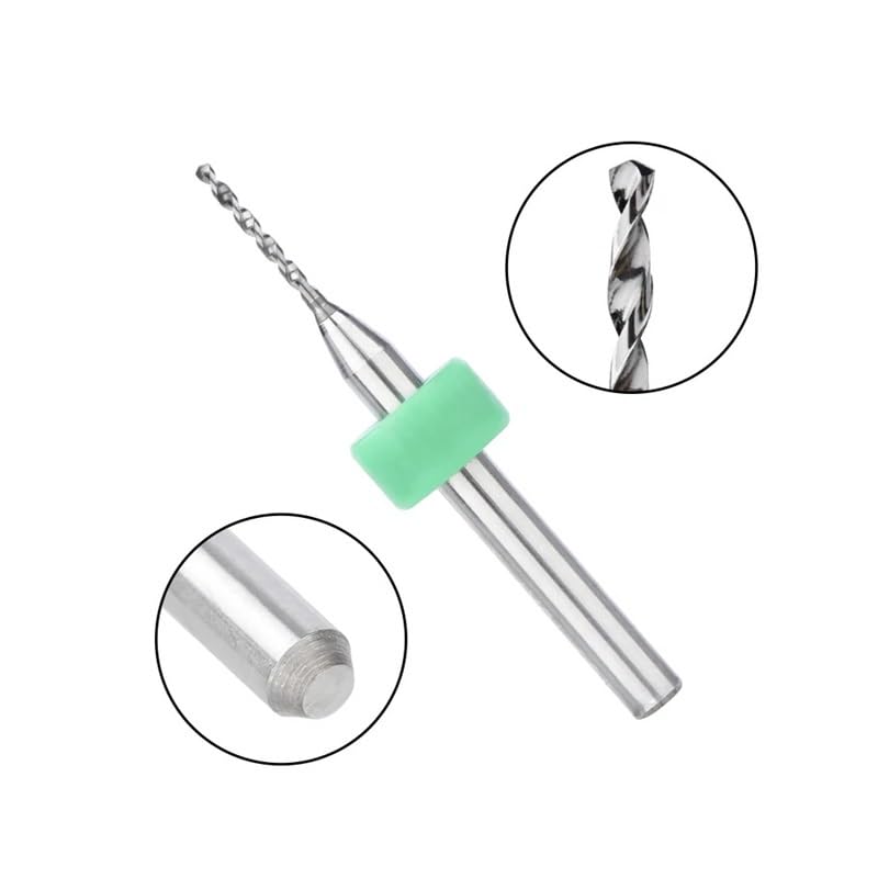 50pcs 0.5-0.9mm PCB Drill Bit 1/8 Shank Carbide Drill DIOBFZFY