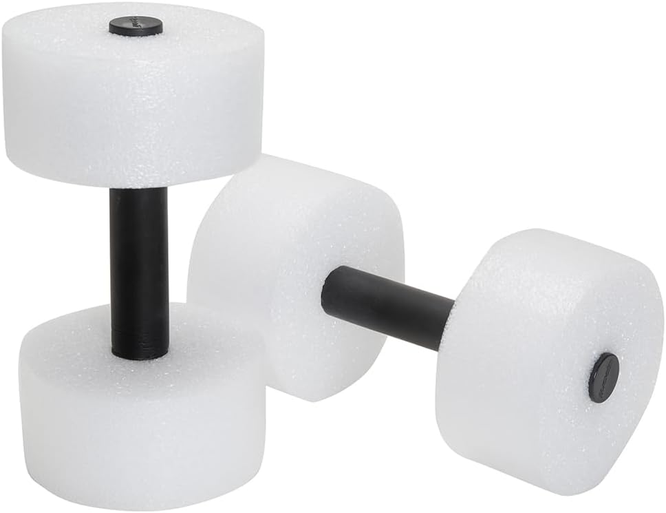 Sporti Premium Aquatic Fitness Dumbbells Water Weights for Water Aerobics Fitness and Pool Exercises,Strengthening Upper Body