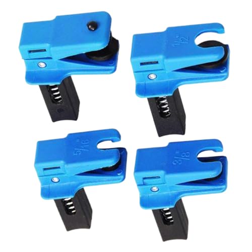 Tope de línea de freno, tope de línea de freno de 4 piezas 1/2, 3/8, 5/16 y más reemplazo de la abrazadera anti-lana para el automóvil