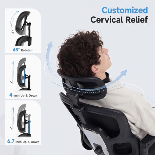 Humergo Ergonomic Office Chair w/ Footrest and Lumbar Support, 69.99 w/ 50% Off Code + 50% Off Code 00V744WF - image 4
