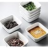 Lawei 12 Packs Ceramic Dip Bowls Set - 3 oz Condiments Server Dishes Mini Bowls Soy Sauce Dish for Sauce, Vinegar, Ketchup, BBQ and Party Dinner
