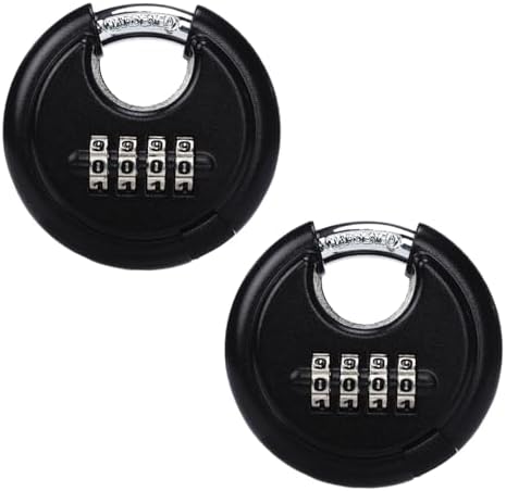 STARVAST Heavy Duty Combination Padlock For Outdoor, Waterproof Disc - View #12
