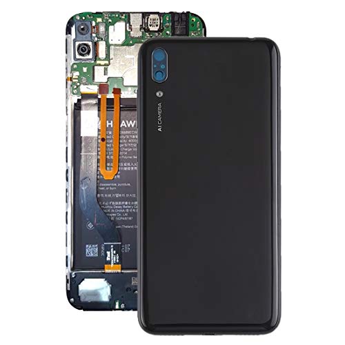 Batterie couverture arrière Huawei Y7 Pro 2019 châssis noir et objectif appareil photo
