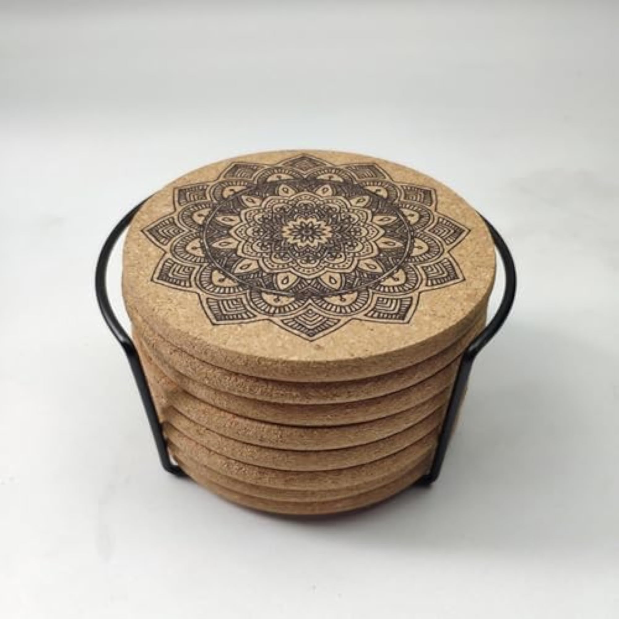 Heat Insulating Cork Mat Round Coaster